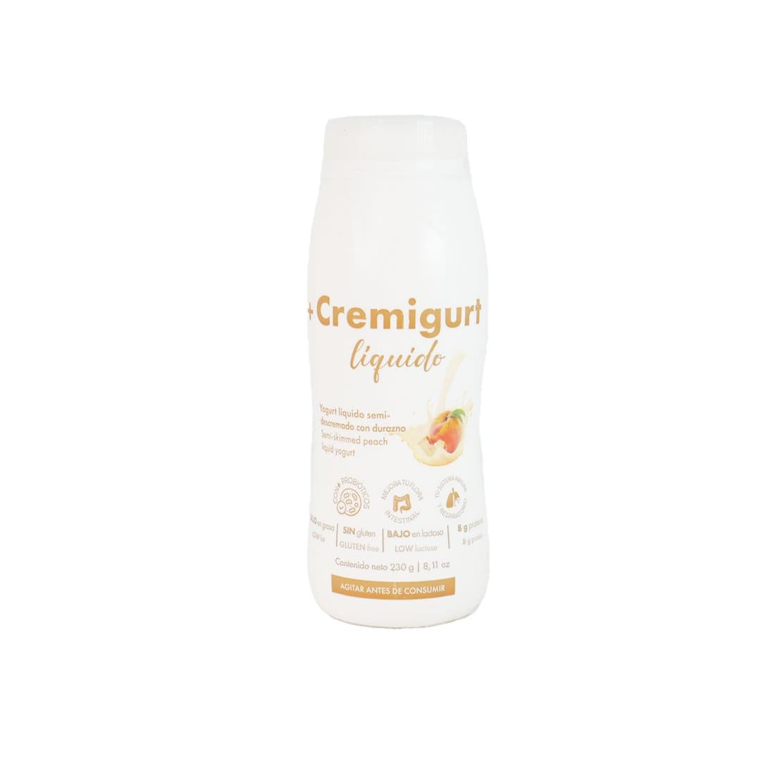 CREMIGURT LIQUIDO DURAZNO SAPORI 230 GR foto