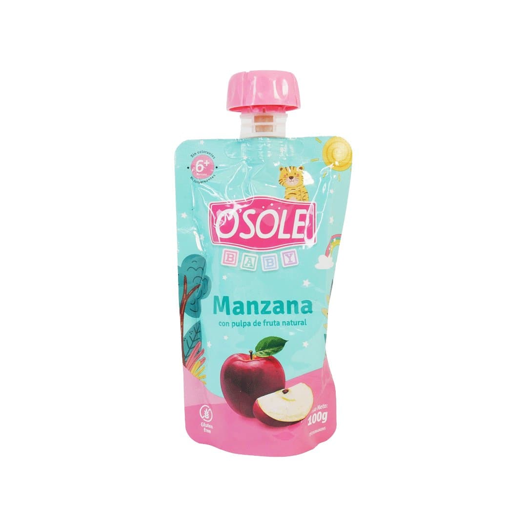 COMPOTA DE MANZANA POUCH OSOLE 100GR foto