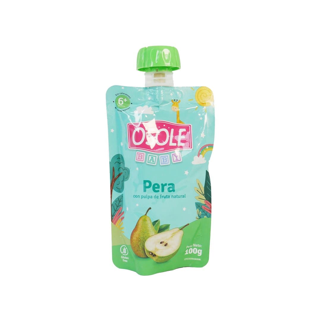 COMPOTA DE PERA POUCH OSOLE 100GR foto