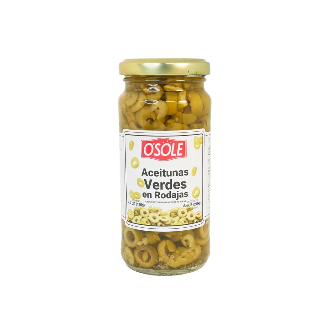 ACEITUNAS VERDE EN RODAJAS OSOLE 240GR foto