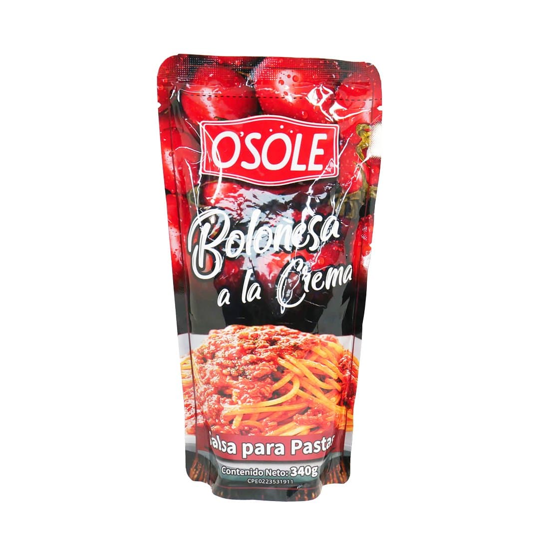 SALSA BOLOÑESA A LA CREMA OSOLE 340GR foto
