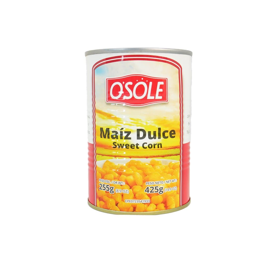 MAIZ DULCE EN LATA OSOLE 425 GR foto