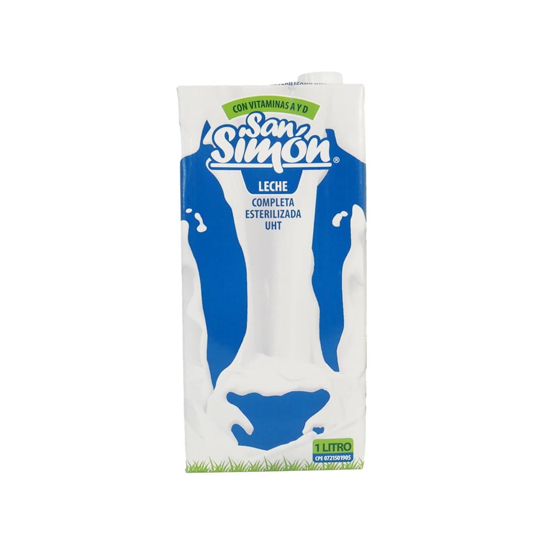 LECHE COMPLETA UHT SAN SIMON 1LT foto