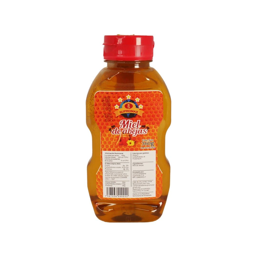 MIEL DE ABEJAS SUPROMAX 360 GR foto