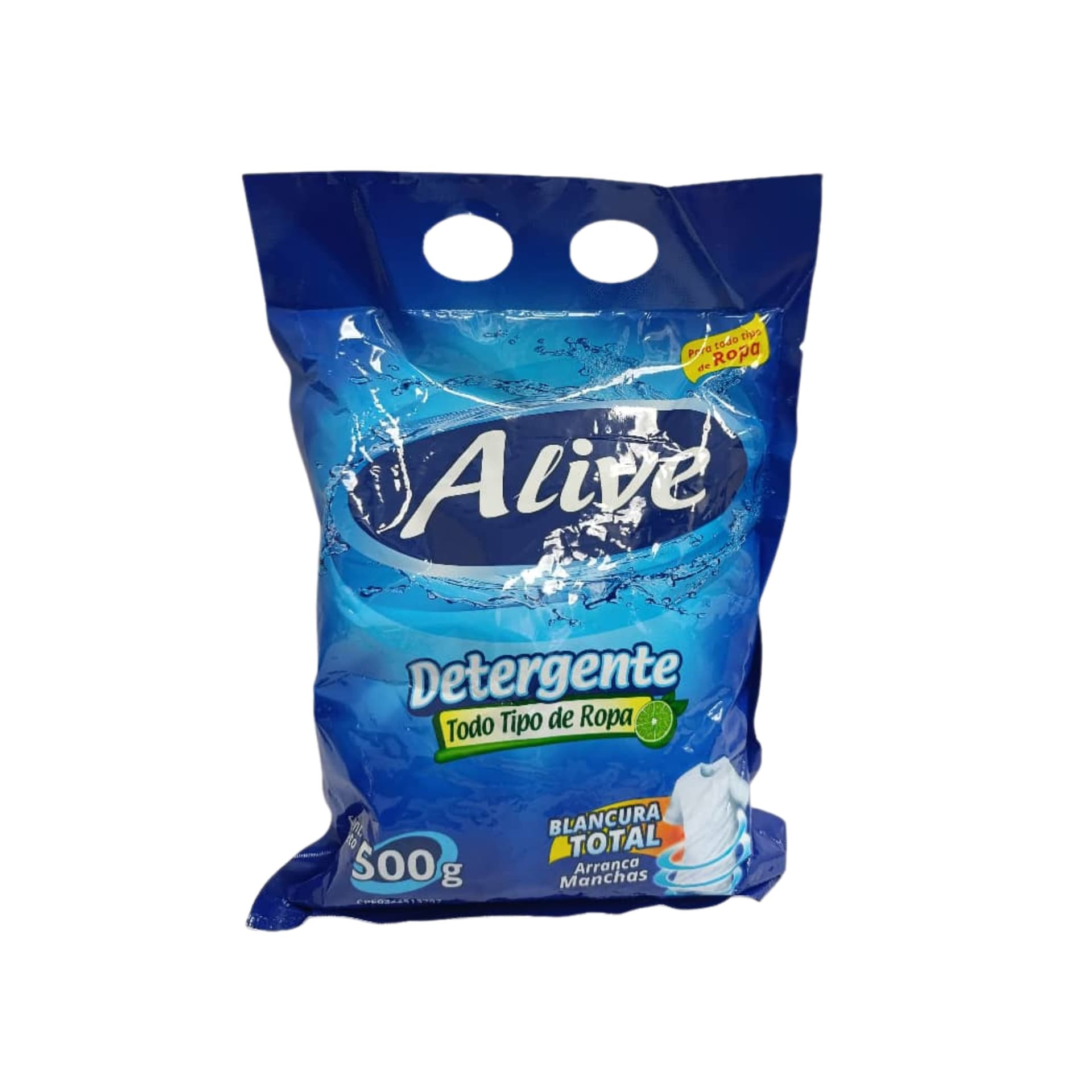 DETERGENTE EN POLVO AZUL ALIVE 500GR foto