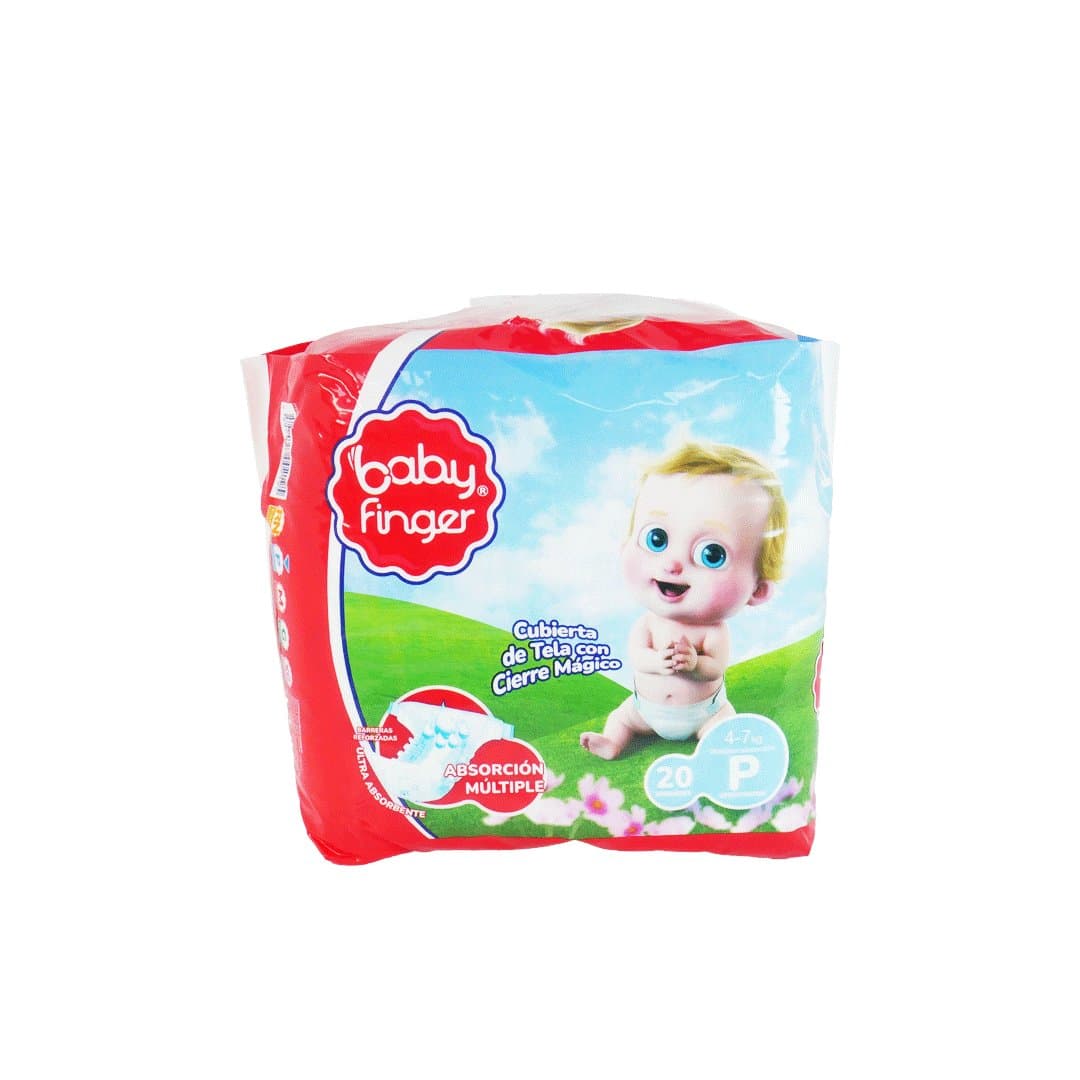 PAÑAL TALLA P  BABY FINGER  20 UND foto