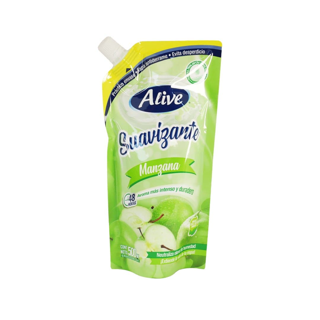 SUAVIZANTE MANZANA ALIVE 500ML foto