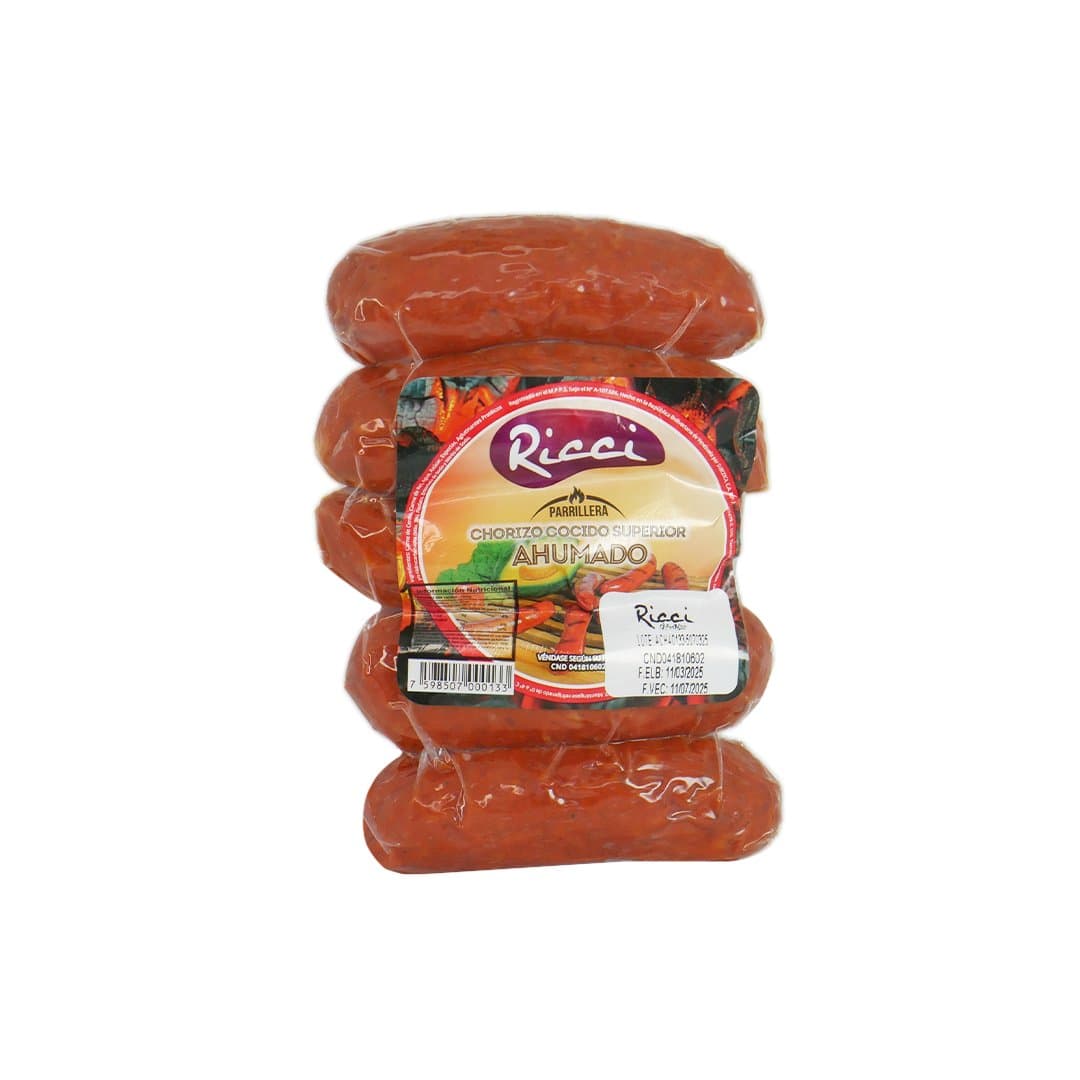 CHORIZO SUPERIOR AHUMADO RICCI 300GR foto