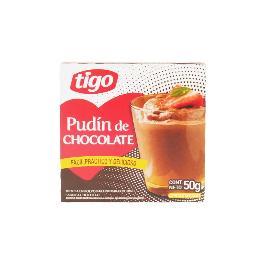 PUDIN DE CHOCOLATE TIGO 50GR foto