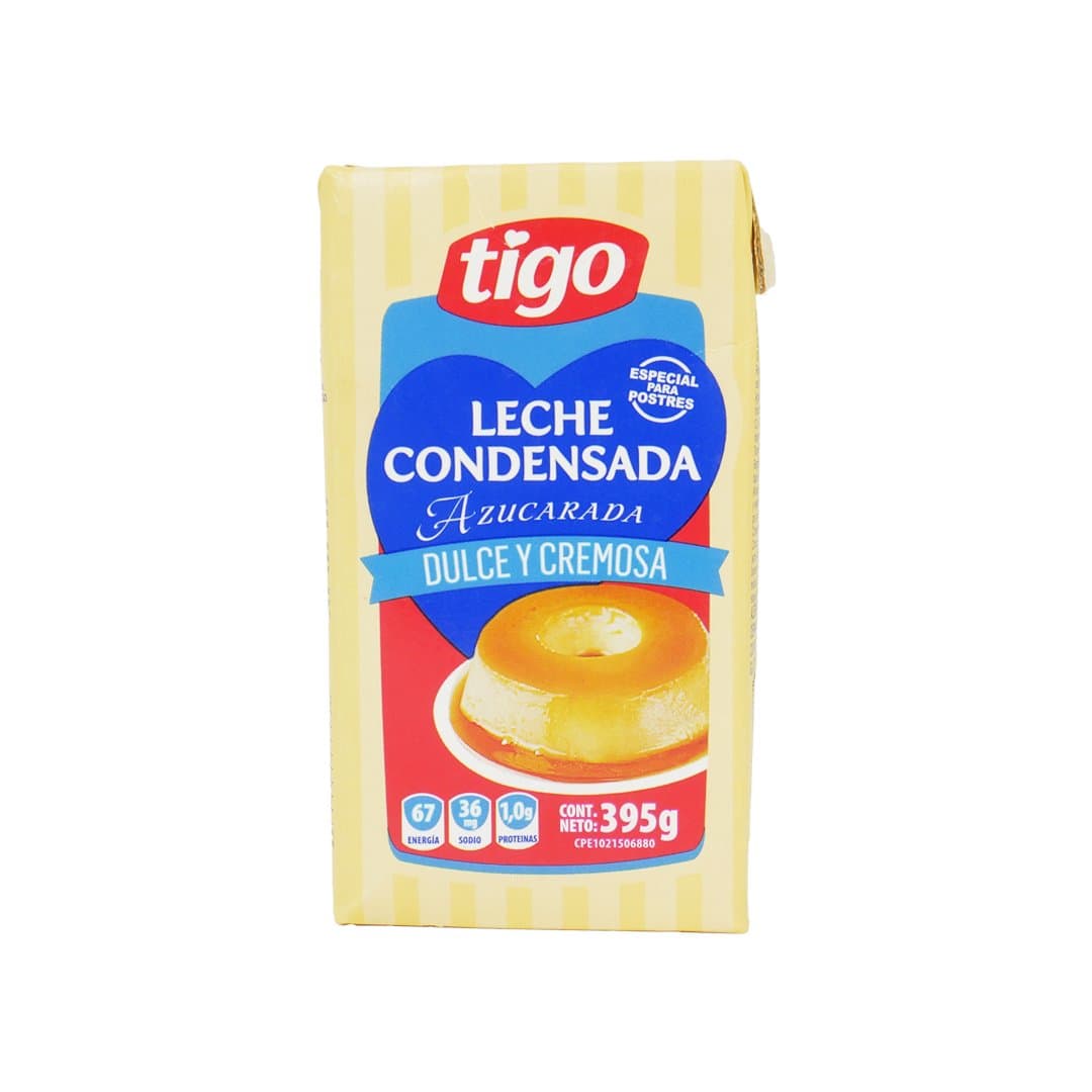LECHE CONDENSADA TIGO 395GR foto