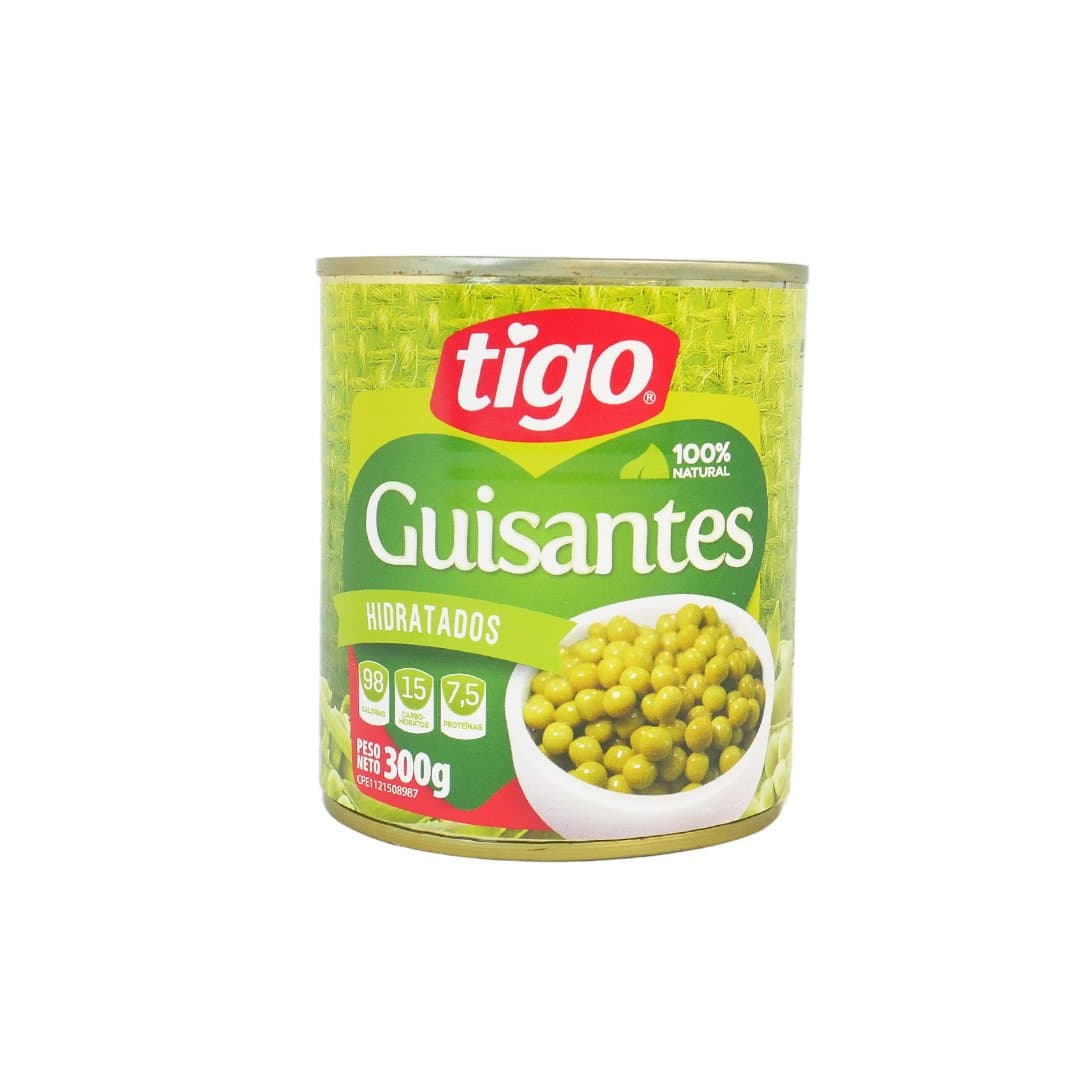 GUISANTES EN LATA TIGO 300GR foto