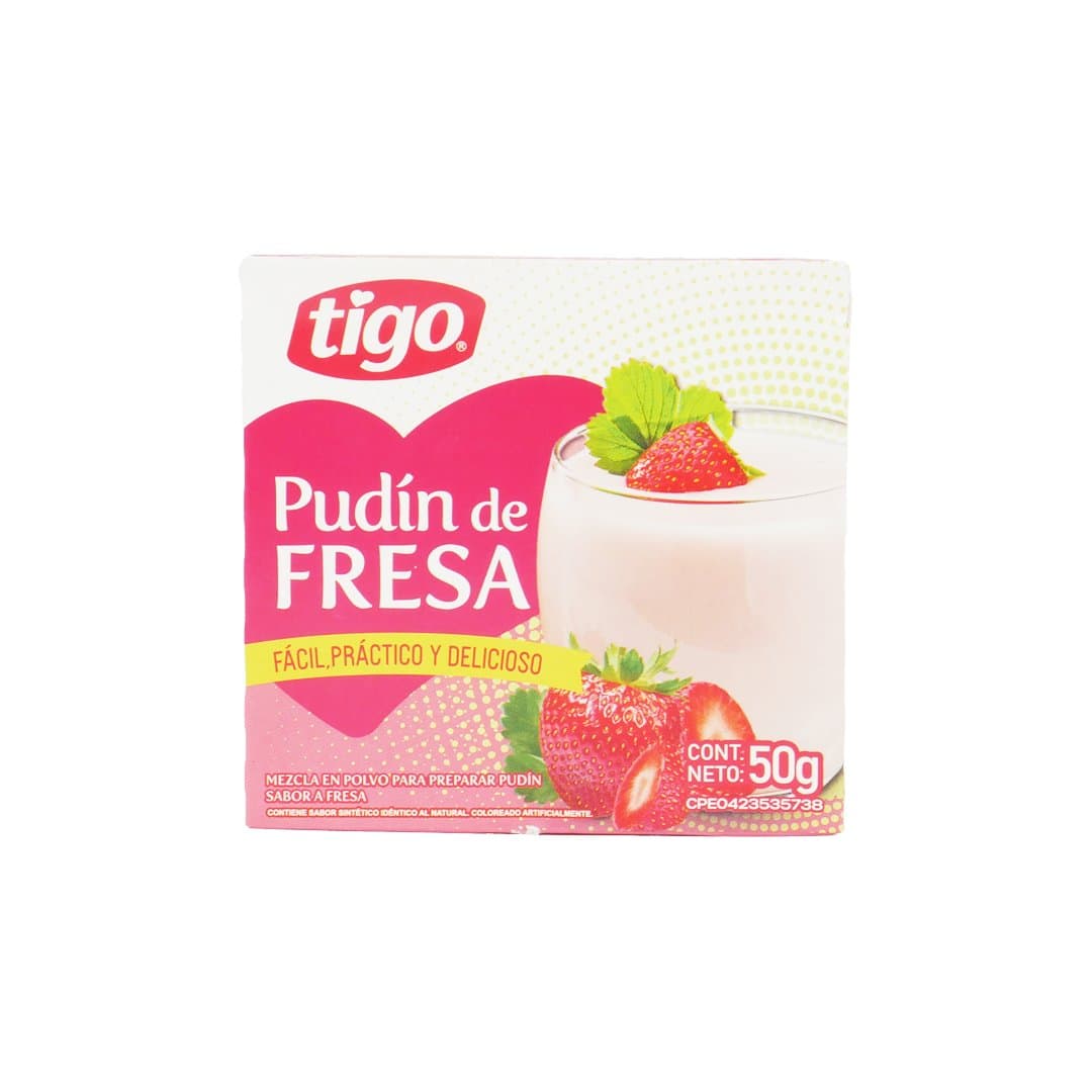 PUDIN DE FRESA TIGO 50 GR foto