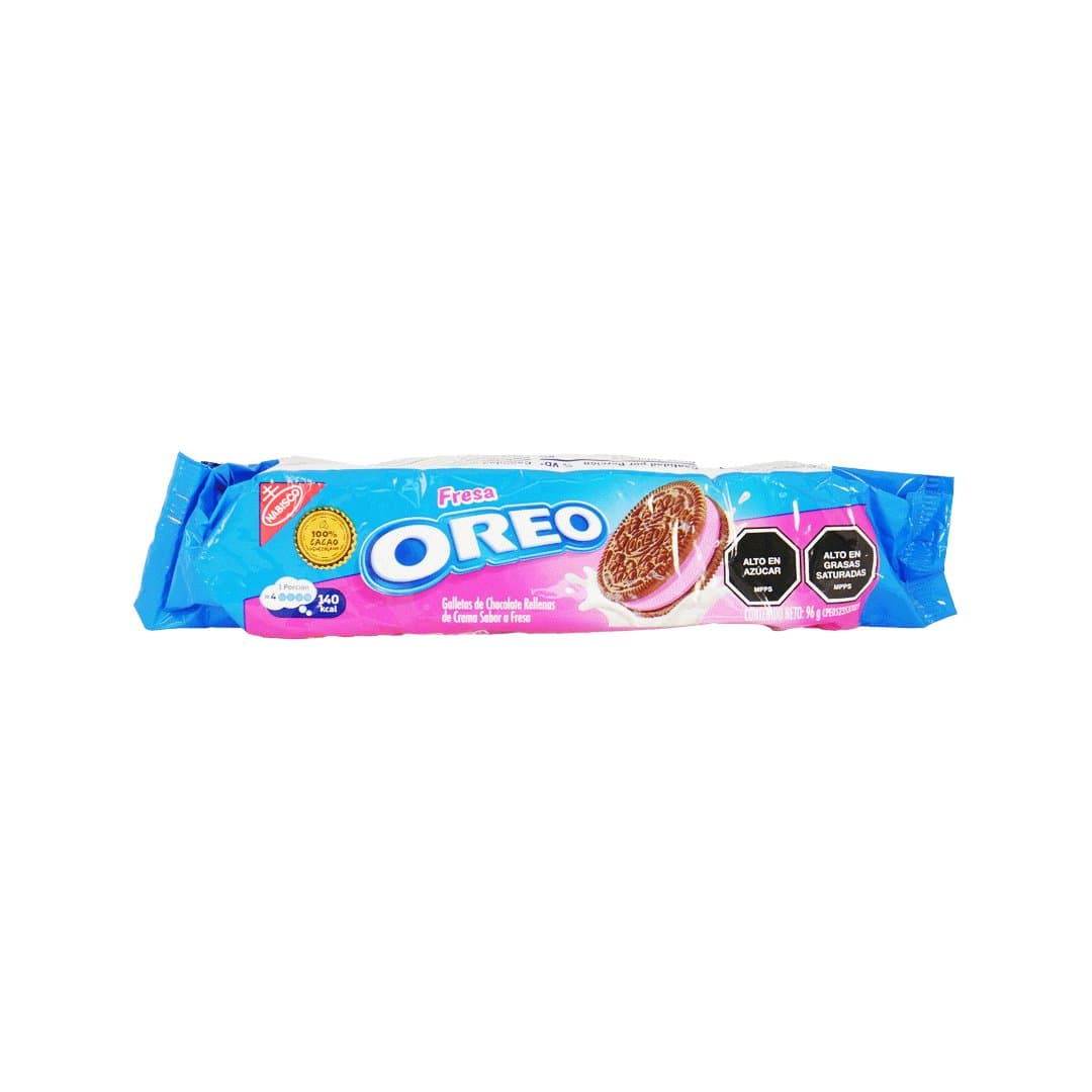 GALLETA DE FRESA OREO 96GR foto