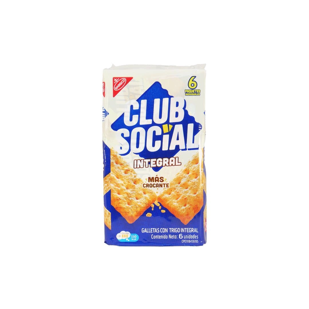 GALLETA INTEGRAL CLUB SOCIAL 156GR foto