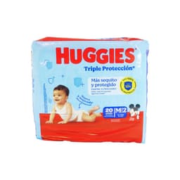 PAÑAL TRIPLE PROTECCION M HUGGIES 20UND foto