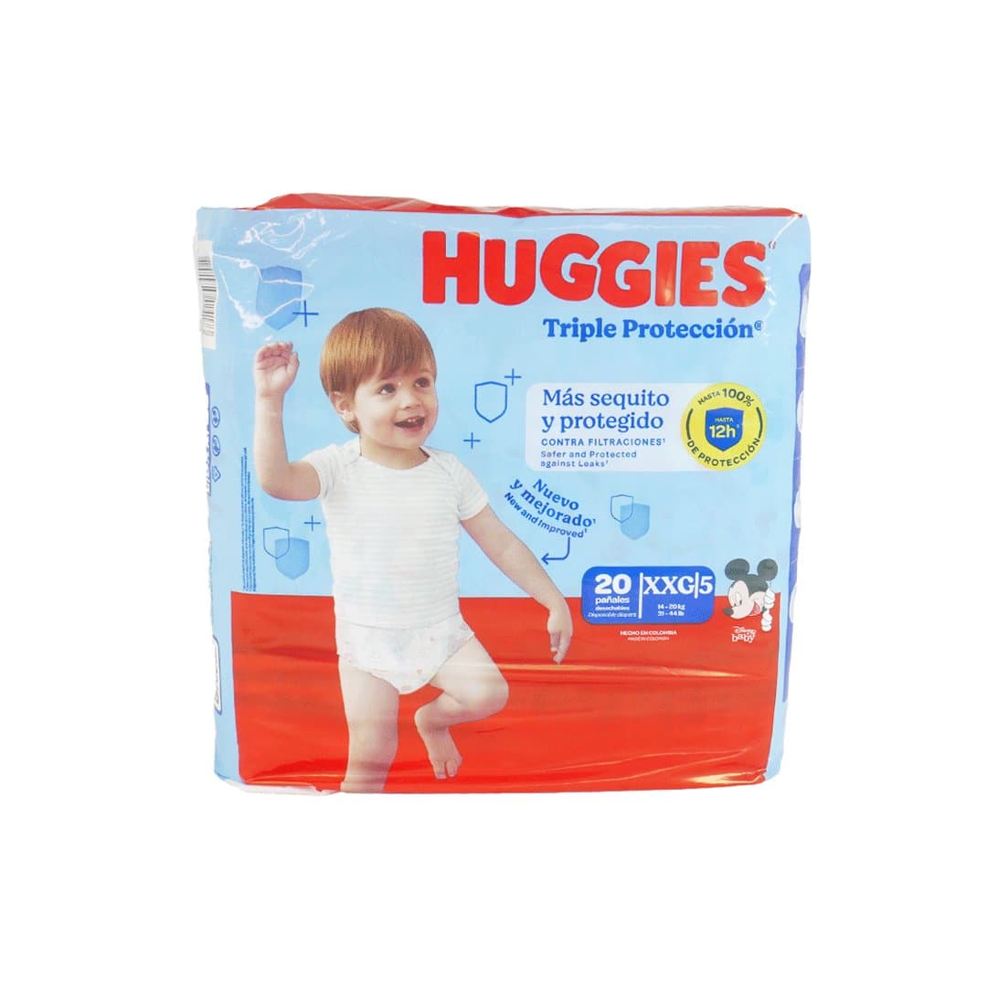 PAÑAL TRIPLE PROTECCION XXG HUGGIES 20UND foto