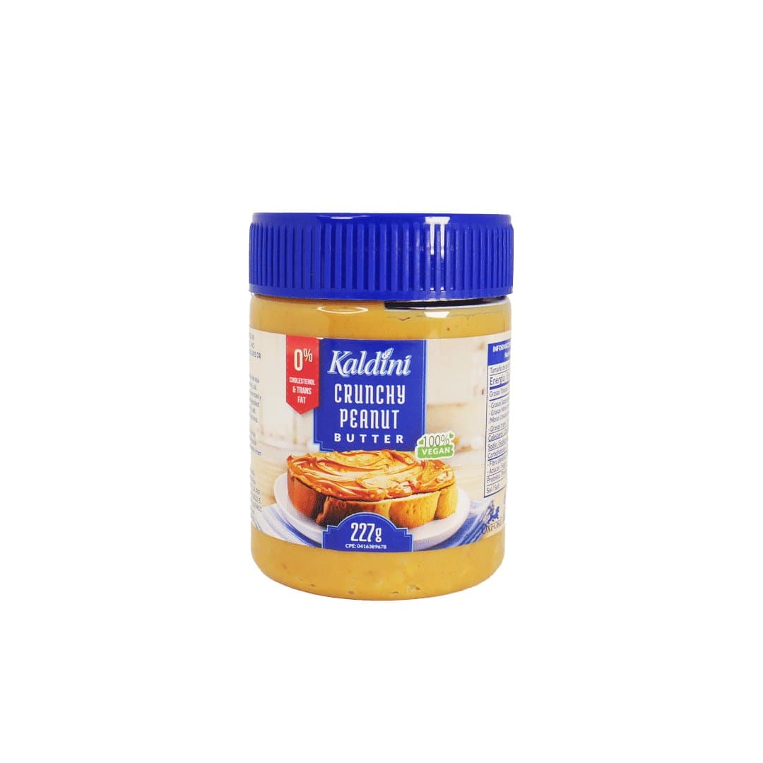 MANTEQUILLA DE MANI CRUNCHY KALDINI 227 GR foto